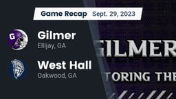 Recap: Gilmer  vs. West Hall  2023