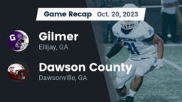 Recap: Gilmer  vs. Dawson County  2023