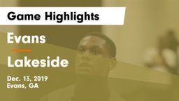 Evans  vs Lakeside  Game Highlights - Dec. 13, 2019