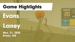 Evans  vs Laney  Game Highlights - Nov. 21, 2020