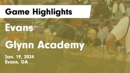 Evans  vs Glynn Academy  Game Highlights - Jan. 19, 2024