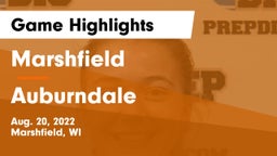 Marshfield  vs Auburndale  Game Highlights - Aug. 20, 2022