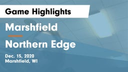 Marshfield  vs Northern Edge Game Highlights - Dec. 15, 2020