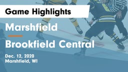 Marshfield  vs Brookfield Central  Game Highlights - Dec. 12, 2020