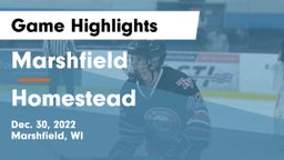 Marshfield  vs Homestead  Game Highlights - Dec. 30, 2022
