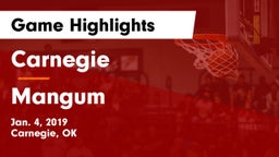 Carnegie  vs Mangum  Game Highlights - Jan. 4, 2019