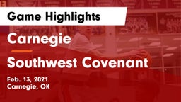 Carnegie  vs Southwest Covenant Game Highlights - Feb. 13, 2021