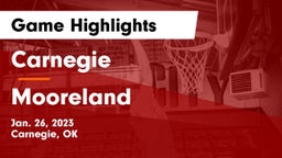 Carnegie  vs Mooreland  Game Highlights - Jan. 26, 2023