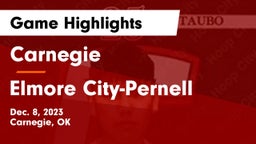 Carnegie  vs Elmore City-Pernell  Game Highlights - Dec. 8, 2023