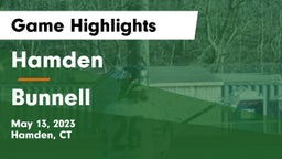 Hamden  vs Bunnell Game Highlights - May 13, 2023
