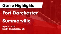Fort Dorchester  vs Summerville  Game Highlights - April 5, 2024