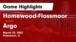 Homewood-Flossmoor  vs Argo  Game Highlights - March 25, 2023