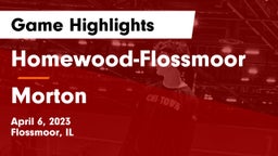Homewood-Flossmoor  vs Morton  Game Highlights - April 6, 2023