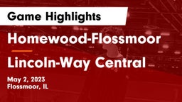 Homewood-Flossmoor  vs Lincoln-Way Central  Game Highlights - May 2, 2023