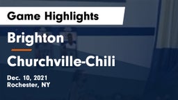Brighton  vs Churchville-Chili  Game Highlights - Dec. 10, 2021