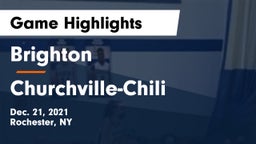 Brighton  vs Churchville-Chili  Game Highlights - Dec. 21, 2021