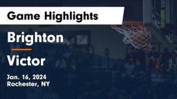 Brighton  vs Victor  Game Highlights - Jan. 16, 2024