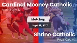 Matchup: Cardinal Mooney Cath vs. Shrine Catholic  2017
