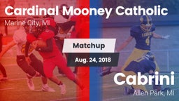 Matchup: Cardinal Mooney Cath vs. Cabrini  2018