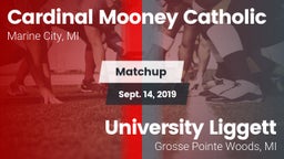 Matchup: Cardinal Mooney Cath vs. University Liggett  2019
