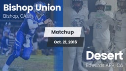 Matchup: Bishop Union vs. Desert  2016