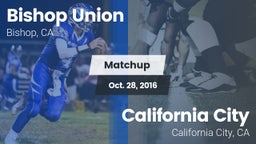 Matchup: Bishop Union vs. California City  2016