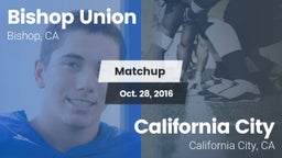 Matchup: Bishop Union vs. California City  2016