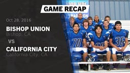Recap: Bishop Union  vs. California City  2016