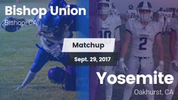 Matchup: Bishop Union vs. Yosemite  2017
