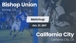 Matchup: Bishop Union vs. California City  2017