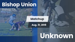 Matchup: Bishop Union vs. Unknown 2018