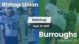 Matchup: Bishop Union vs. Burroughs  2018
