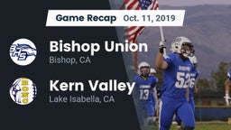 Recap: Bishop Union  vs. Kern Valley  2019