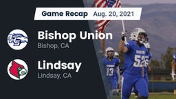Recap: Bishop Union  vs. Lindsay  2021