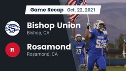 Recap: Bishop Union  vs. Rosamond  2021