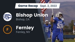 Recap: Bishop Union  vs. Fernley  2022