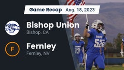 Recap: Bishop Union  vs. Fernley  2023