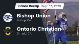 Recap: Bishop Union  vs. Ontario Christian  2023
