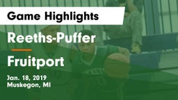 Reeths-Puffer  vs Fruitport  Game Highlights - Jan. 18, 2019