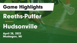 Reeths-Puffer  vs Hudsonville  Game Highlights - April 28, 2022