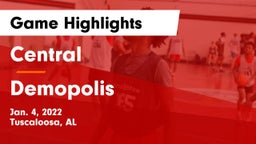 Central  vs Demopolis  Game Highlights - Jan. 4, 2022