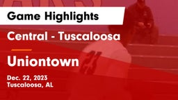 Central  - Tuscaloosa vs Uniontown Game Highlights - Dec. 22, 2023