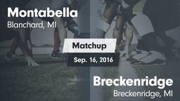 Matchup: Montabella vs. Breckenridge  2016