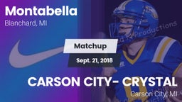 Matchup: Montabella vs. CARSON CITY- CRYSTAL  2018