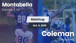 Matchup: Montabella vs. Coleman  2018