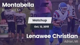 Matchup: Montabella vs. Lenawee Christian  2018