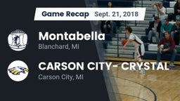 Recap: Montabella  vs. CARSON CITY- CRYSTAL  2018