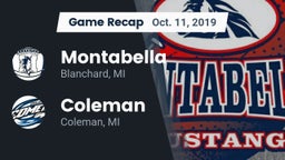 Recap: Montabella  vs. Coleman  2019