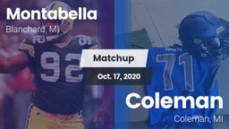 Matchup: Montabella vs. Coleman  2020