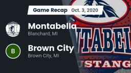 Recap: Montabella  vs. Brown City  2020